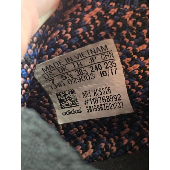 Adidas NMD_R1 STLT Primeknit Noble Indigo Athletic Running Shoes Womens sz 7 - Picture 9 of 9